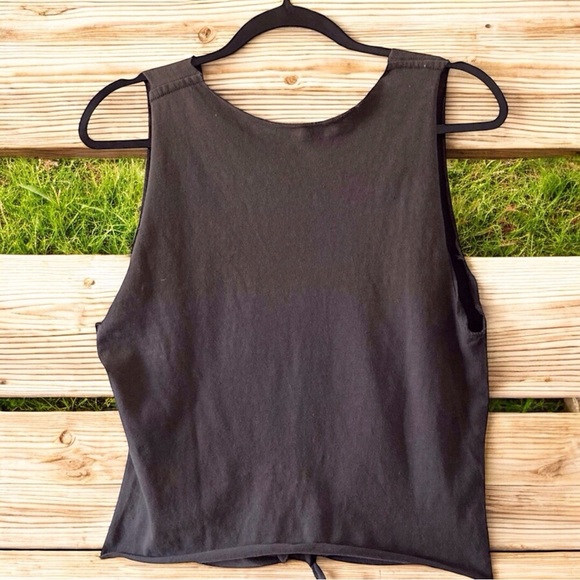 Luke Combs Tie-Front Tank - Fits S-M handmade distressed Country Music - Picture 3 of 7